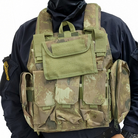 Разгрузочный жилет (TACS) CIRAS Molle, мох - интернет магазин Полигон