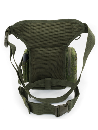 Сумка на бедро цифра, зеленый - интернет магазин Полигон