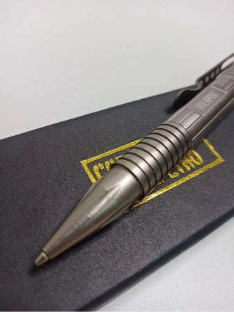 Ручка тактическая со стеклобоем UZI, черный - интернет магазин Полигон