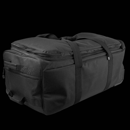 Сумка тактическая транспортировочная на колесиках СКАРБ, цв. Чёрный - интернет магазин Полигон