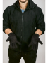 Перчатки 2ой вязки, черный, зима - интернет магазин Полигон