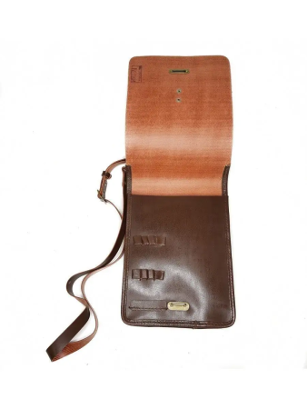 Сумка полевая Сержант, коричневый, кожзам - интернет магазин Полигон