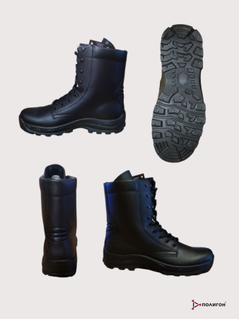 Берцы АРНИ, черный, натуральная шерсть зима - интернет магазин Полигон