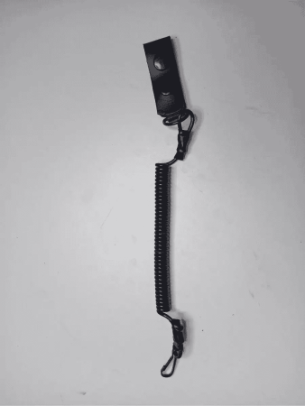 Шнур страховочный кевларовый, черный, латунь, кожа - интернет магазин Полигон