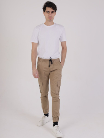 Брюки Джогеры KARGO, цвет Песок, производство Турция - интернет магазин Полигон