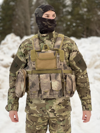 Разгрузочный жилет (TACS) CIRAS Molle, мох - интернет магазин Полигон