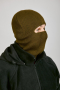 Маска Лыжник (1 отверстие), оливковый, пан, шерсть - интернет магазин Полигон